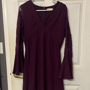 Rue21 Plum Long Sleeve Dress